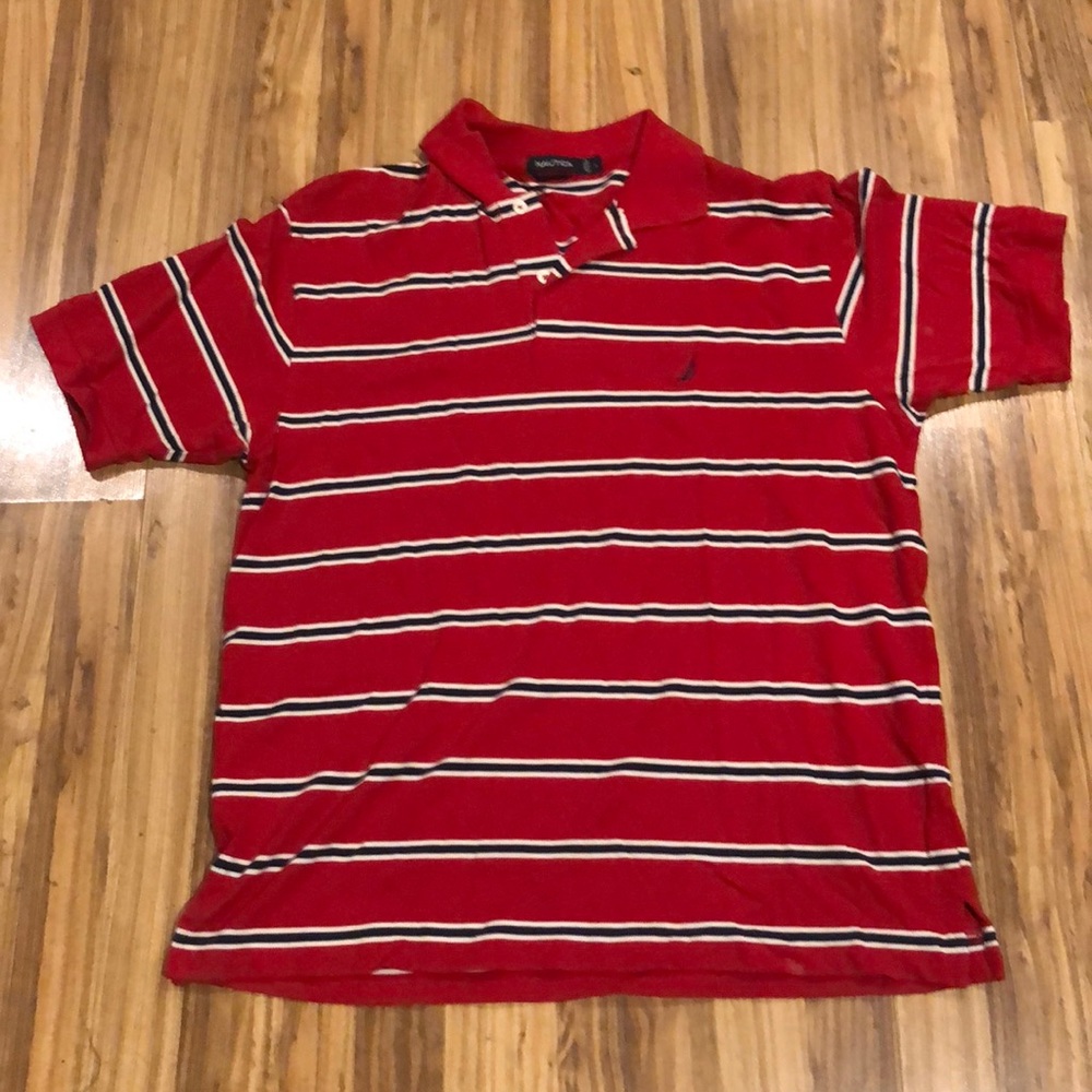 2 👕/$20- Nautica Shortsleeved Polo | Mens Large Shirt